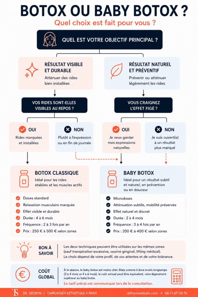 infographie baby botox​